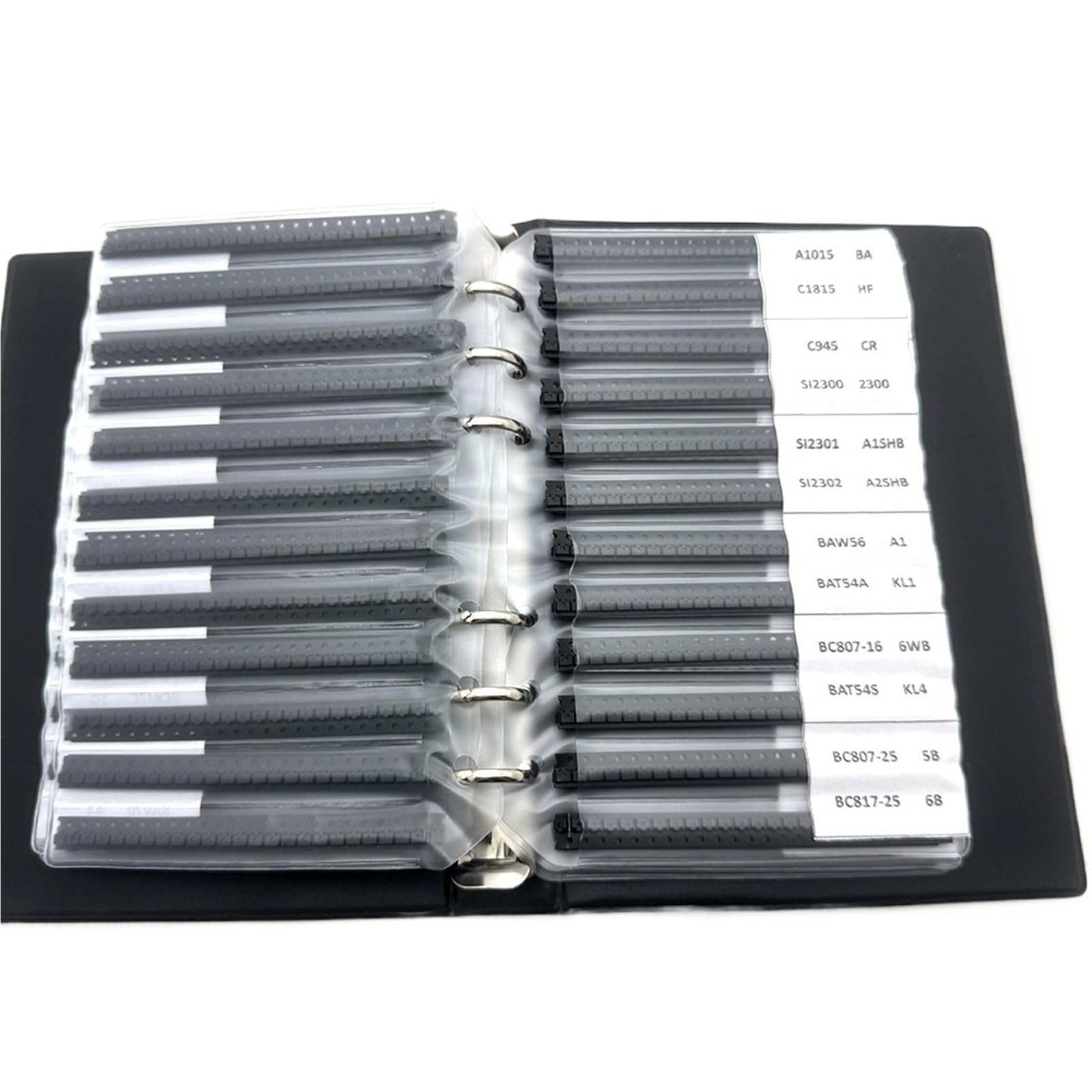87/111 Valori SOT-23 25/50PCS SMD SMT NPN PNP SOD 5551 2222 TL431 BC807 BC817 Kit libro assortimento diodi transistor(87Values-50PCS)