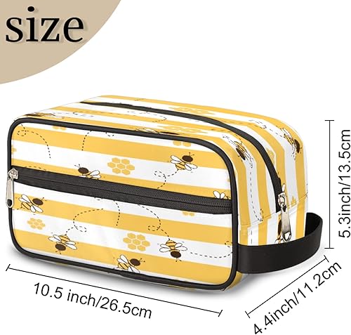 Miniatura 2 de Neceser de viaje, bolsa de aseo con textura de softbol, kit de dopp, organizador de cosméticos, bolsa de maquillaje, bolsa de afeitado para ducha