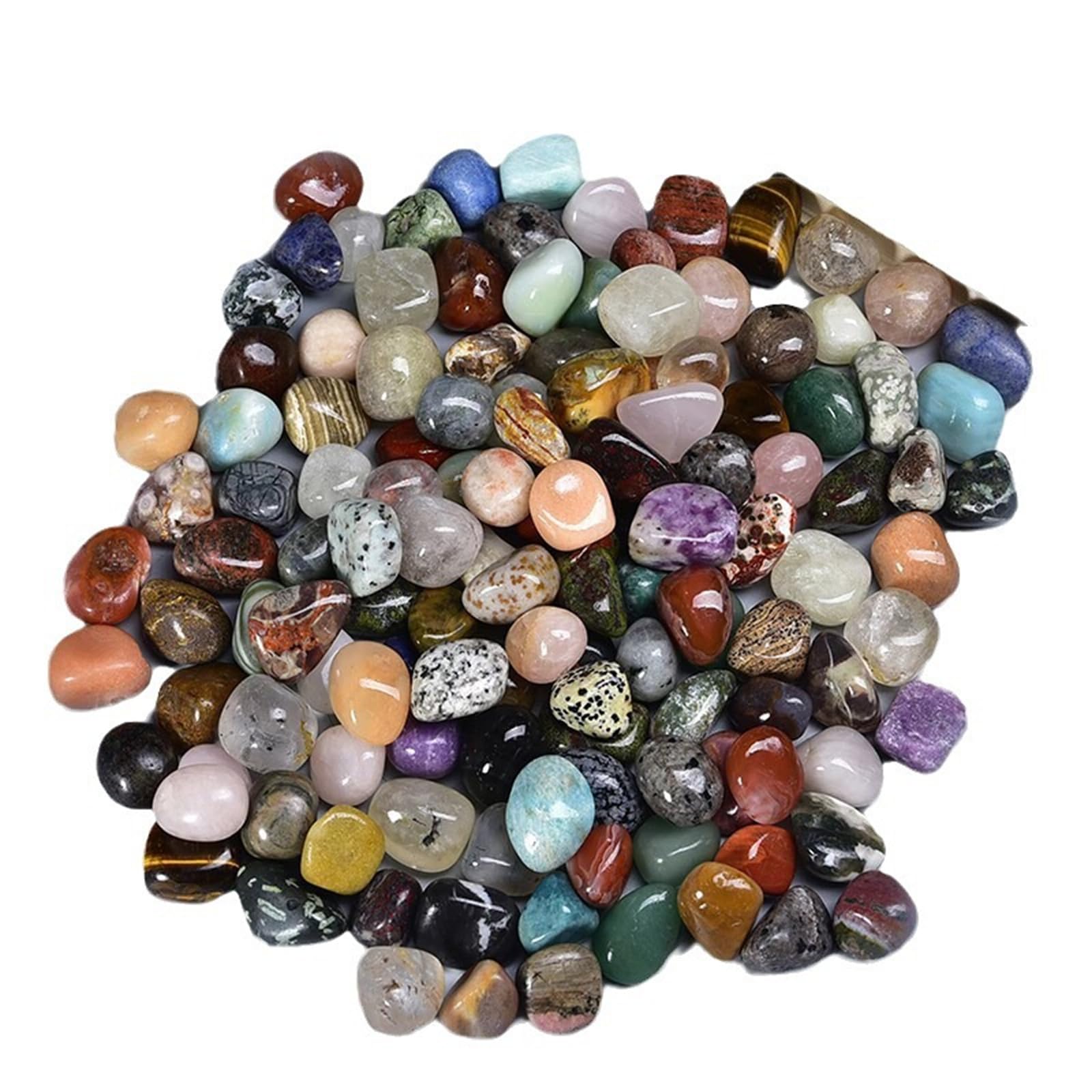 Pietre decorative semipreziose mix di pietre preziose per la mano, pietre preziose colorate, cristalli minerali (2-3 cm, 2000 g)