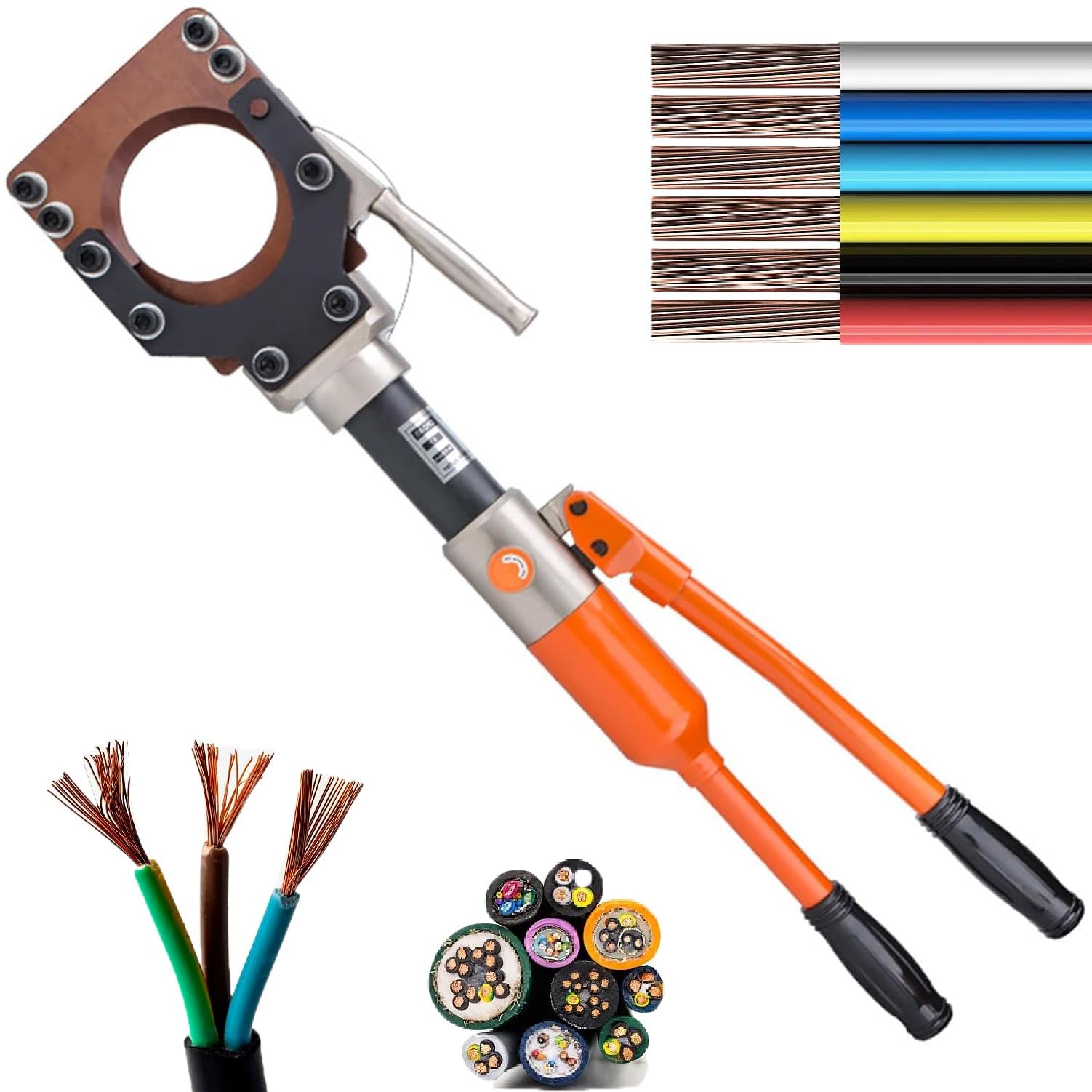 Cwcqgh Hydraulic Cable Cutters With Openable Pliers Head And Ergonomic Handle For Efficient Wire Cutting