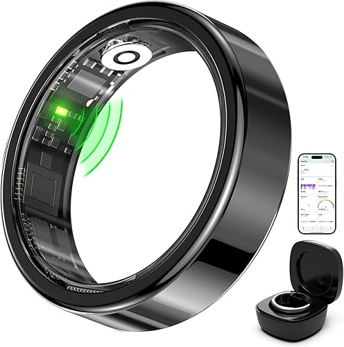 FitElf 3 Pro Smart RingRastreador de salud y fitness para mujeres y hombres Monitor de frecuencia cardíaca, sueño y presión arterial IP68