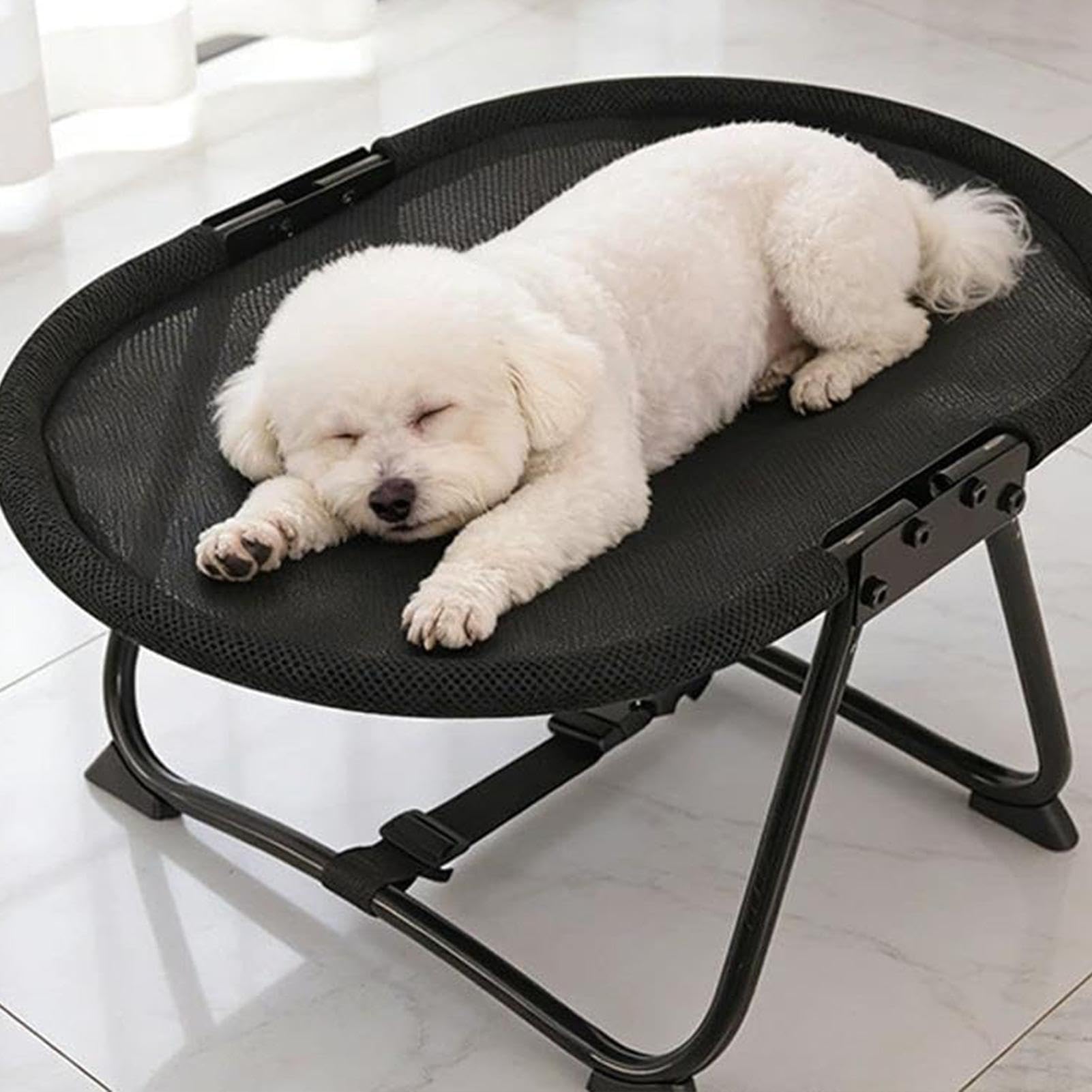 Podwyższone legowisko dla Składany miękki hamak | Zewnętrzne składane legowisko wiszące Dla Kociąt Małych Średnich Ras Wewnątrz Na Zewnątrz Dom Podróż Klatka Buda