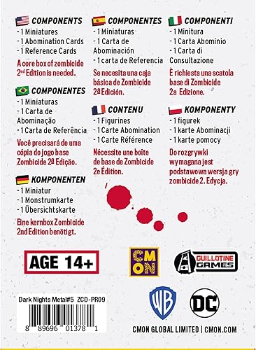 Miniatura 3 de Zombicide Dark Night Metal Pack #5 - Batalla con el Batman que Frags y sus terroríficos Minions! Juego de mesa de estrategia cooperativa, a partir