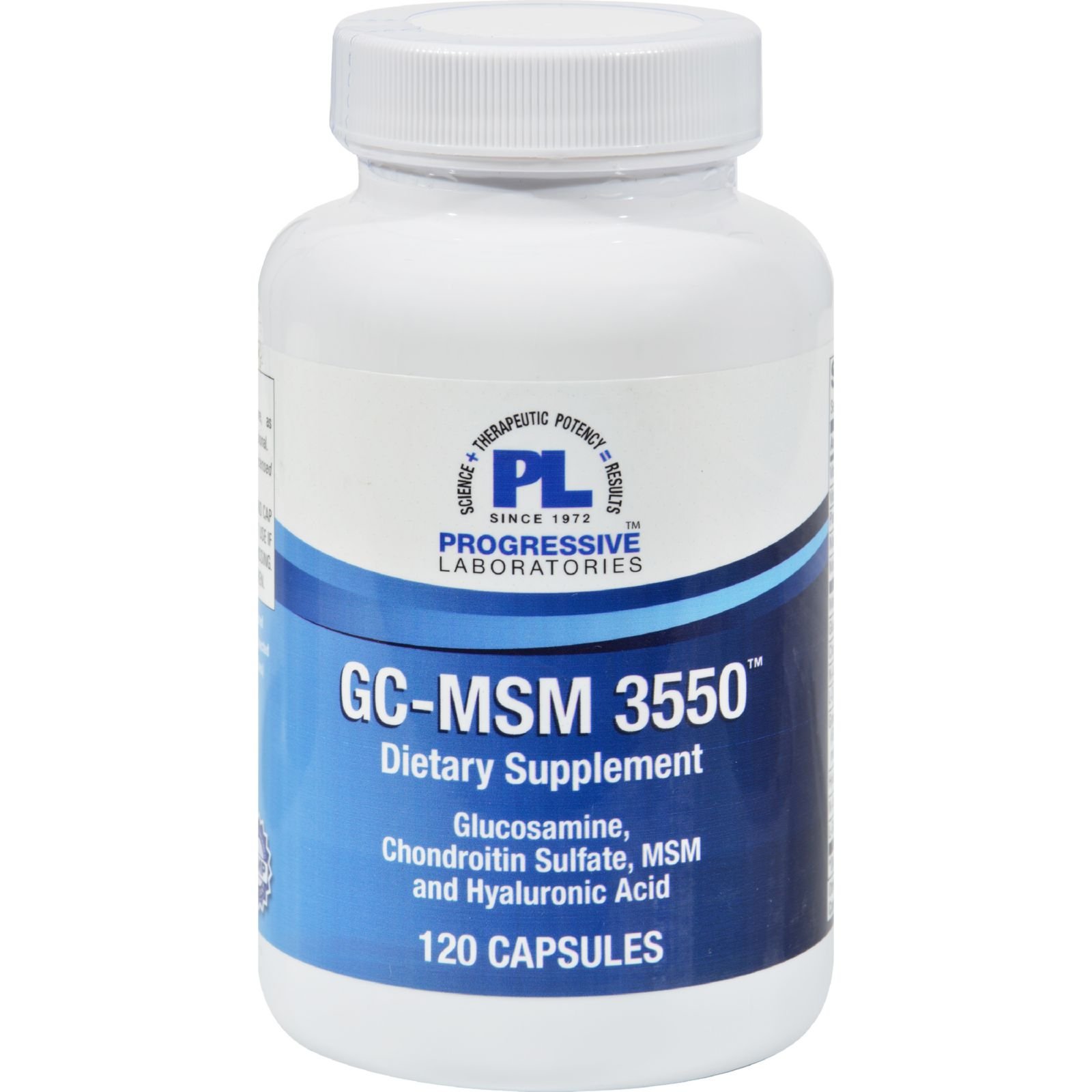 PROGRESSIVE LABORATORIES, INC GC MSM 3550, 120 CAP