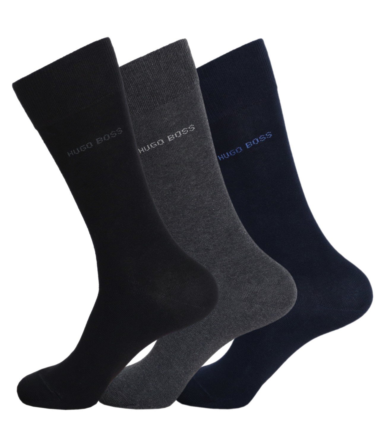 BOSS Hugo Men's Threepack Rs Sp Calf Socks, Multicoloured (Open Miscellaneous 962), 43/46