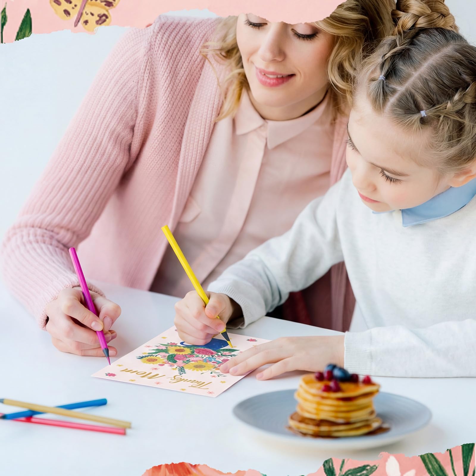 Yeaqee Lot de 100 cartes assorties en vrac avec enveloppes et autocollants, cartes de vœux pliées pour cadeaux de fête (momie)