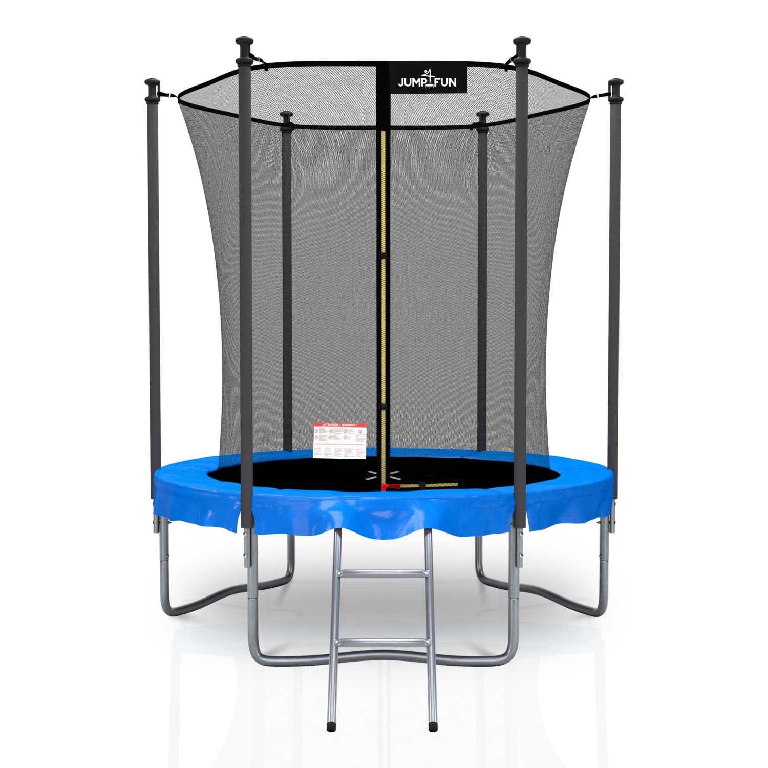 Trampoline extérieur Classique ø185 cm- 6FT- Filet intérieur, Matelas de Protection réversible et Echelle