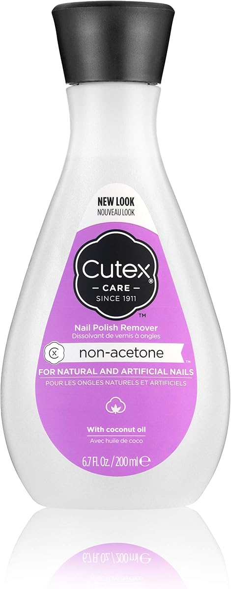 Non-Acetone Nail Polish Remover | Effectively and quickly removes nail polish, moisturising formula enriched with coconut oil