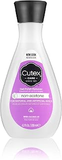 Cutex Non-Acetone Nail Polish Remover - Gentle Acetone-Free Formula for Healthy Nails & Cuticles