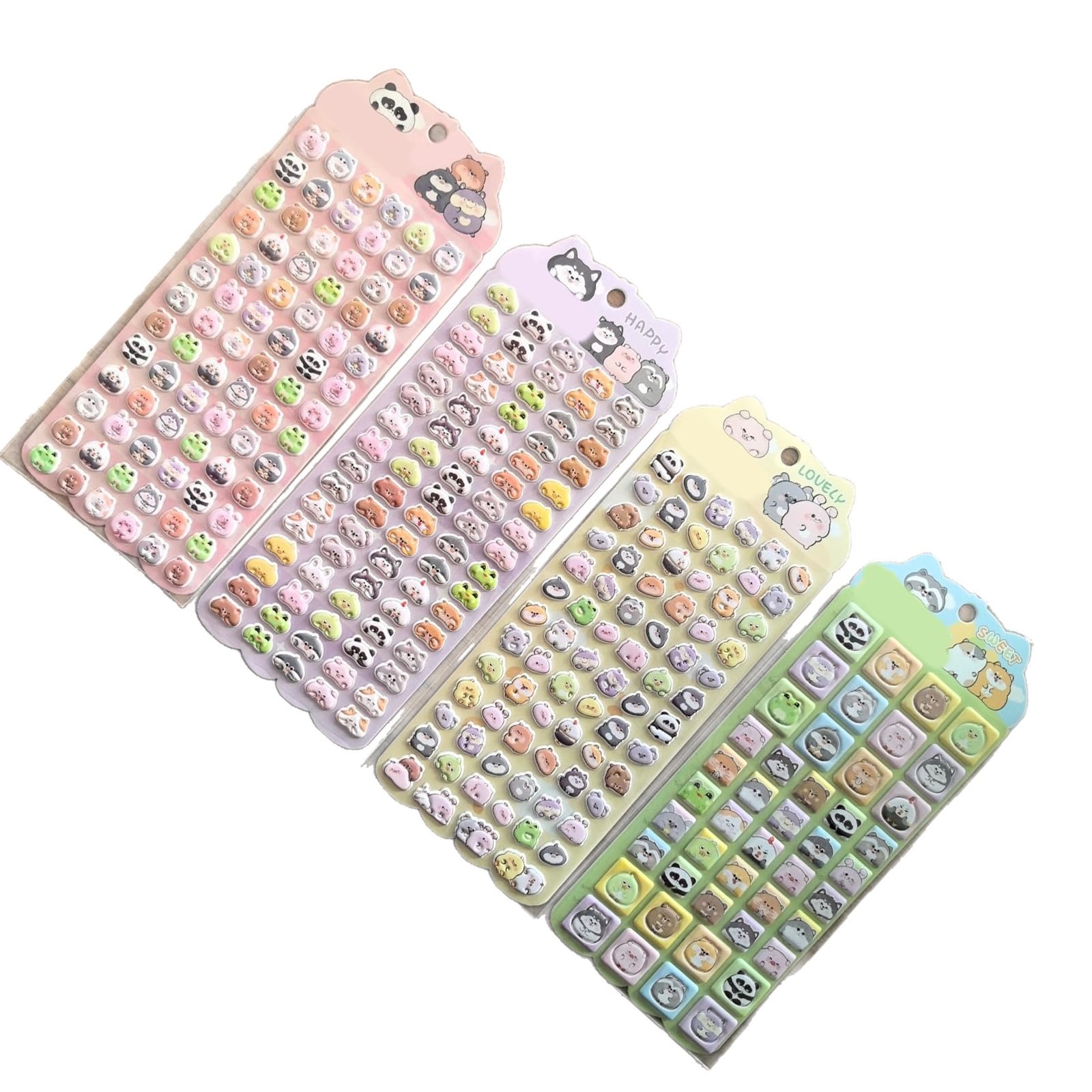 Puffier Sticker Adorable Decorative Stickers Scrapbooking Journal Notebook Phone Case for Scrapbooks for Scrapbooking