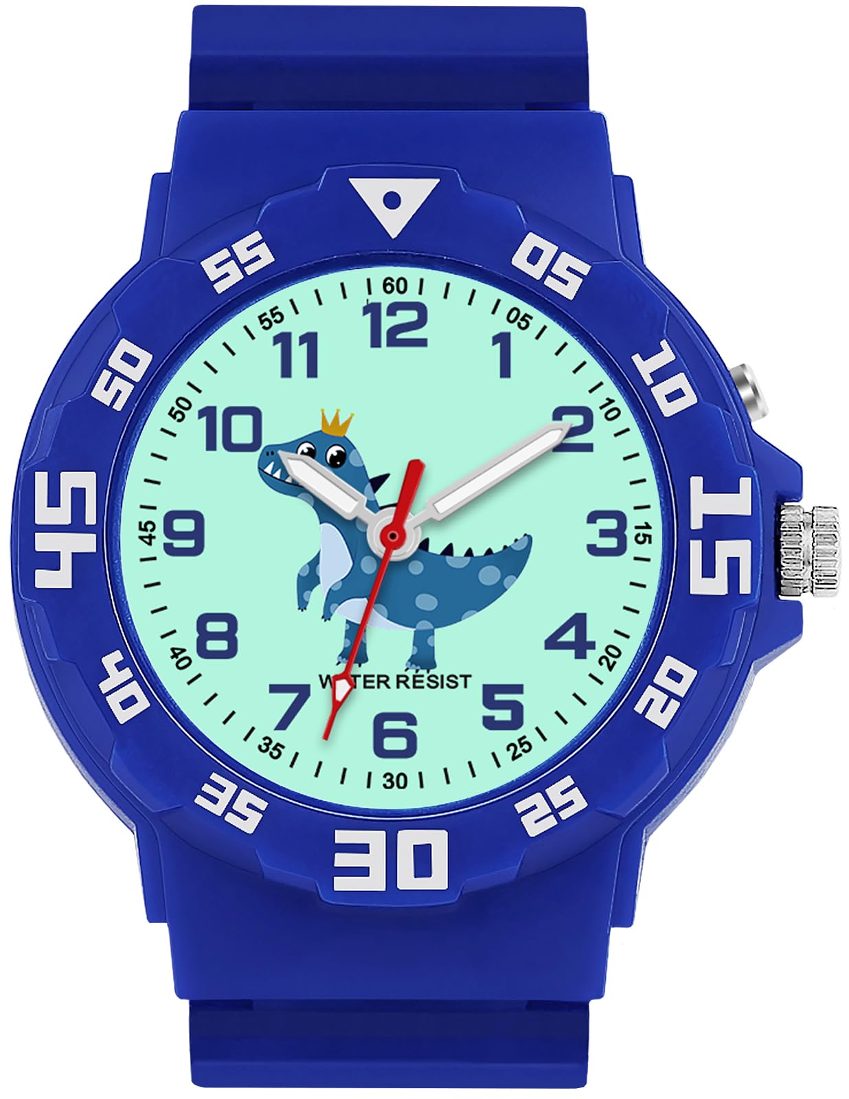 Reloj De Pulsera para NiñOs con Luz Nocturna Reloj AnalóGico para NiñOs Y NiñAs 30 M Resistente Al Agua para 4-12 AñOs FáCil De Leer La Hora para NiñOs.