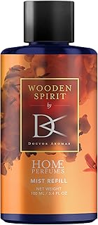 Doctor Aromas Clove Bud, Cinnamon, Gurjum Balsam, Mist Refill for Essential Oil Diffusers â€“ Fresh Premium Aroma, Fragrances or Scent for Home, Rooms, Office, and Bathroom (Wooden Spirit)