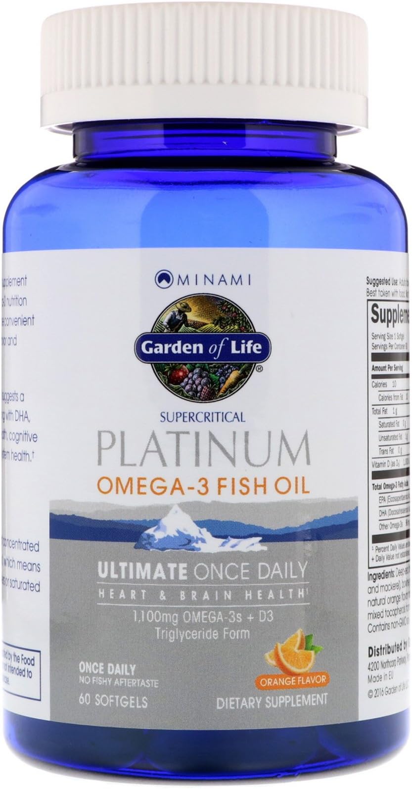 MorEPA Platinum, Plus Vitamin D3 Supercritical Omega 3 Fish Oil, Orange, 90 Softgels