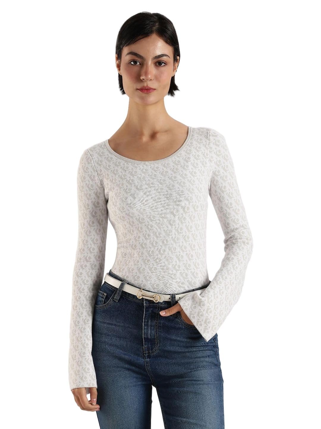 calvin klein jeans Regular fit Viscose Round Neck Sweater-picture-35