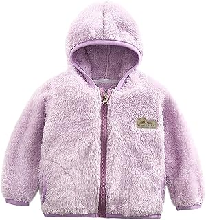 Casaco de inverno leve para meninas, crianças, bebês, meninos, casual, com zíper, casaco de lã sólida, manga comprida, leve, fofo, espesso, agasalho, roupa de neve, casaco de inverno menina 5t