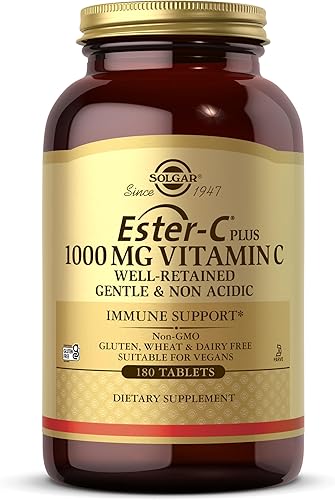 Miniatura 9 de Solgar Ester-C Plus vitamina C complejo de ascorbato Ester-C tabletas de 1000 mg  E1052 1 1