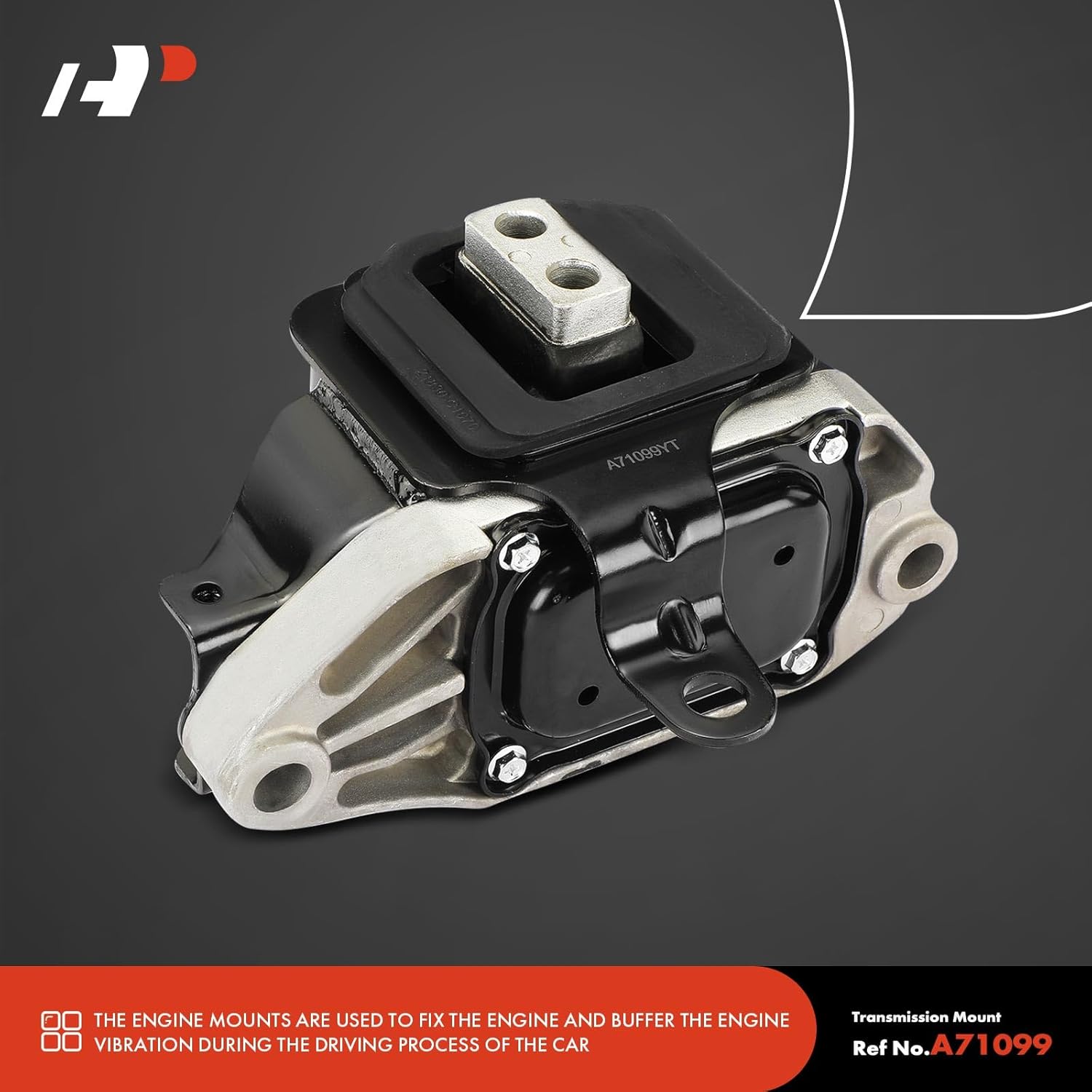 A-Premium 2PCS Transmission Mount and Torque Strut Mount Kit Compatible with Hyundai Sonata 2015 2016 2017, 2.0L 2.4L, Automatic Transmission Only, Replace# 21830C1170, 21830D4100