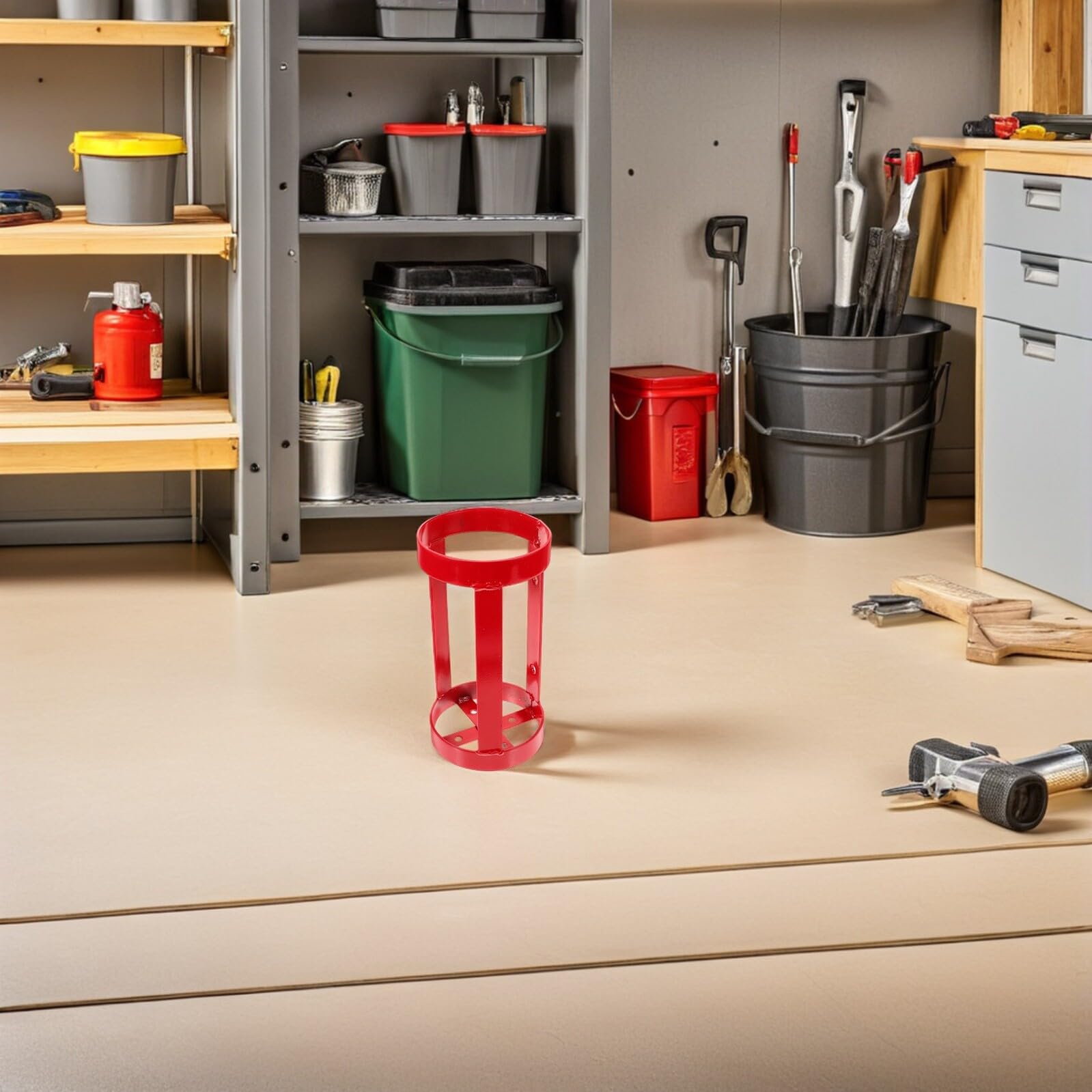Alipis 2piezas Soporte para Extintor de Incendios Metálico Resistente Soporte de Pared para Extintor Accesorio Portátil de Emergencia para Vehículo para Autocaravana y Camión