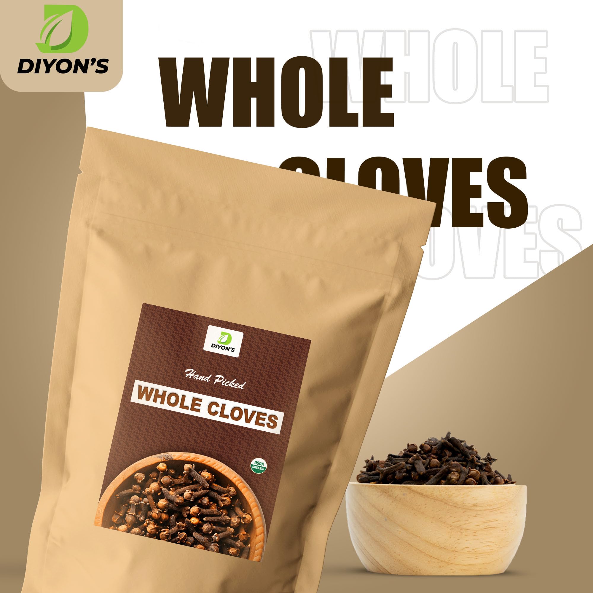 Amazon.com : Organic Whole Cloves 8.8 oz (250 g) : Grocery