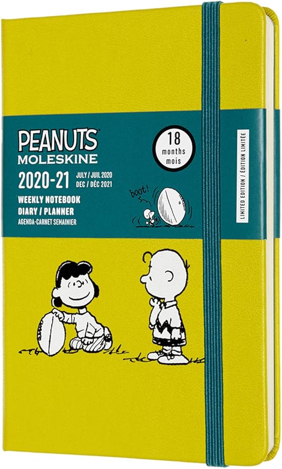 Moleskine Peanuts 18Month Weekly Planner/Diary, Weekly Notebook 2020