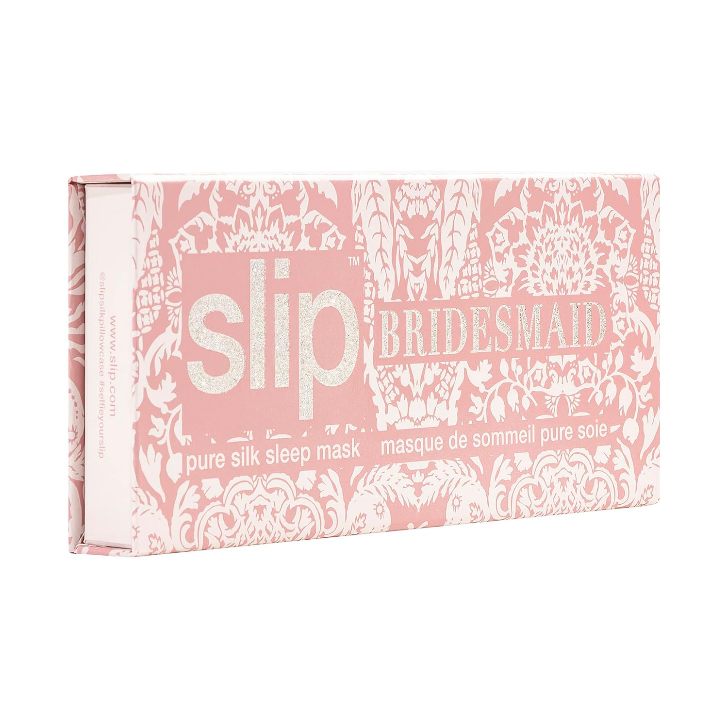 slip Sleep Mask - 100% Pure 22 Momme Mulberry Silk Eye Mask - Comfortable Sleeping Mask with Elastic Band + Pure Silk Filler and Internal Liner, Bridal Collection: Bridesmaid - Image 6