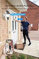 Vista 5 de PTZ Cámaras de seguridad inalámbricas para exteriores alimentadas por energía solar con monitor de 10 pulgadas, sistema de cámara de seguridad sin