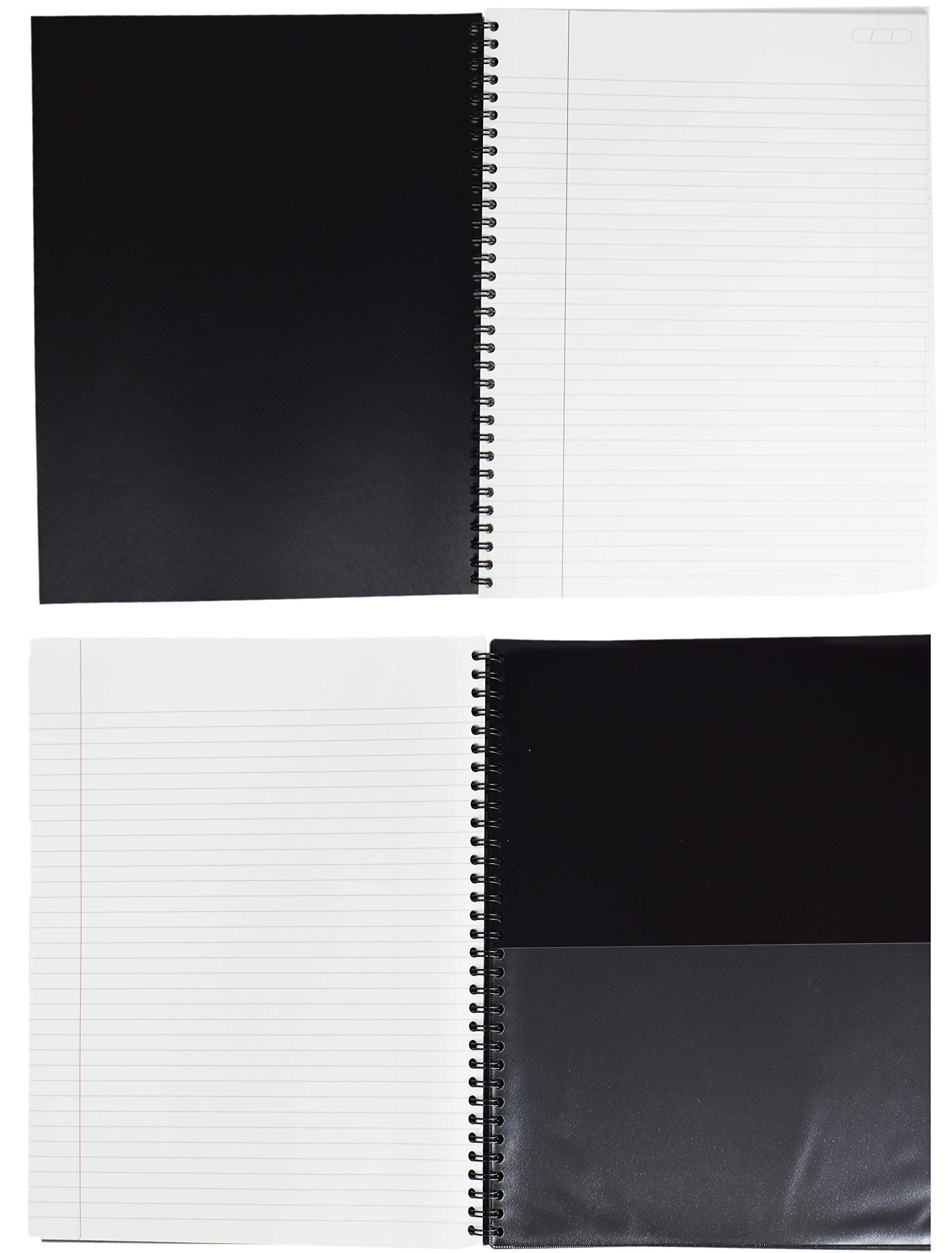 Amazon | スパイラル綴じノートブック2冊セット - 穴あきページ - 印刷