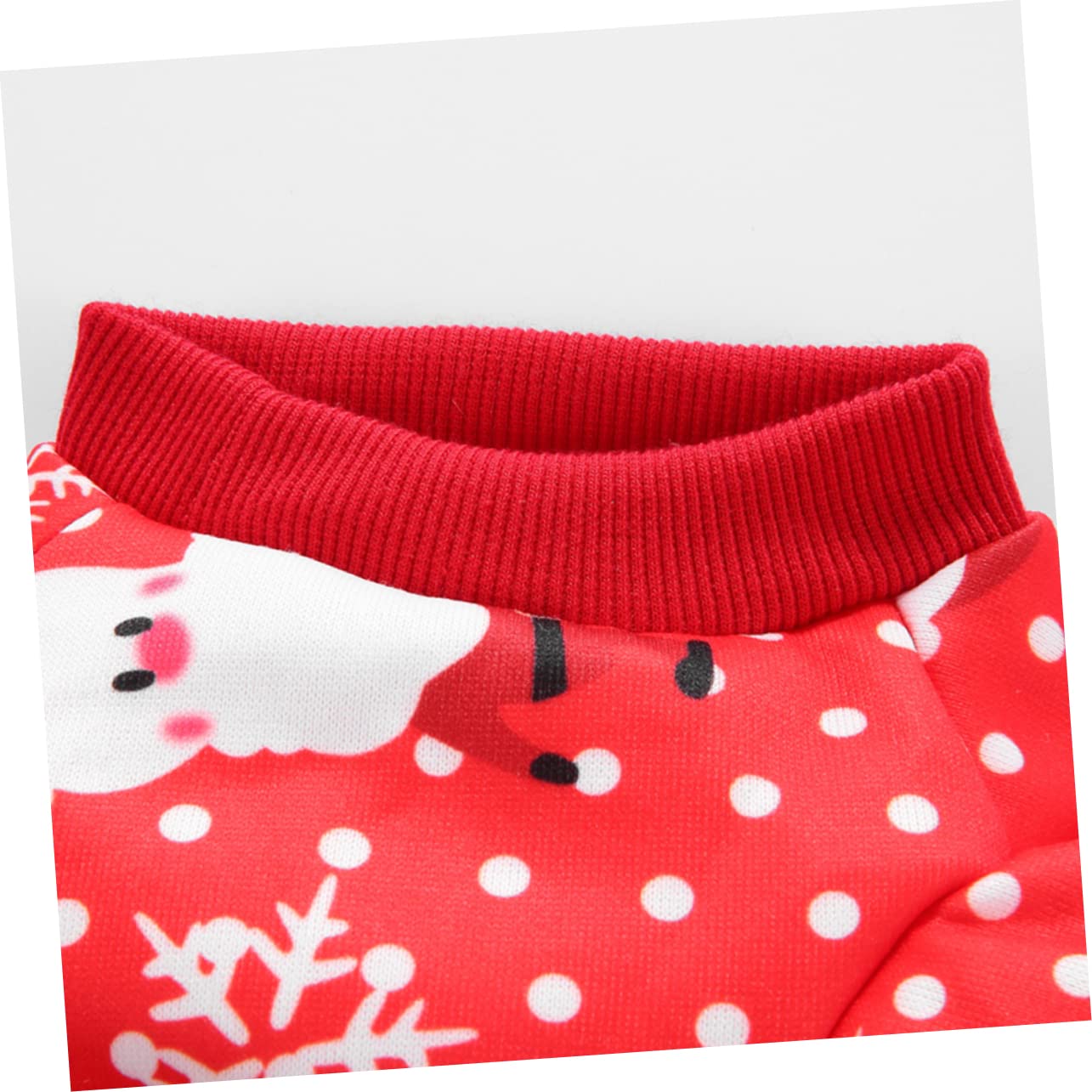 HMJGDHX 2 Pezzi di Vestiti per Cani di Natale Caldo Vestito per Animali Domestici con Motivo Babbo Natale per Panno per Cani da Festa per Cuccioli