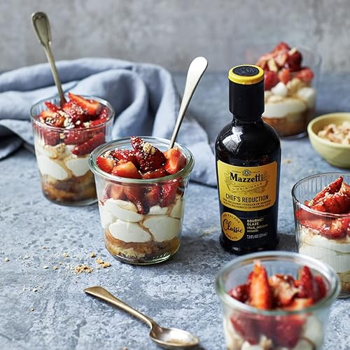 Miniatura 9 de Mazzetti Esmalte de vinagre balsámico de higo de Modena IGP  Grueso y rico  Perfecto para frutas y queso  Botella de 7.3 onzas (paquete de 1)