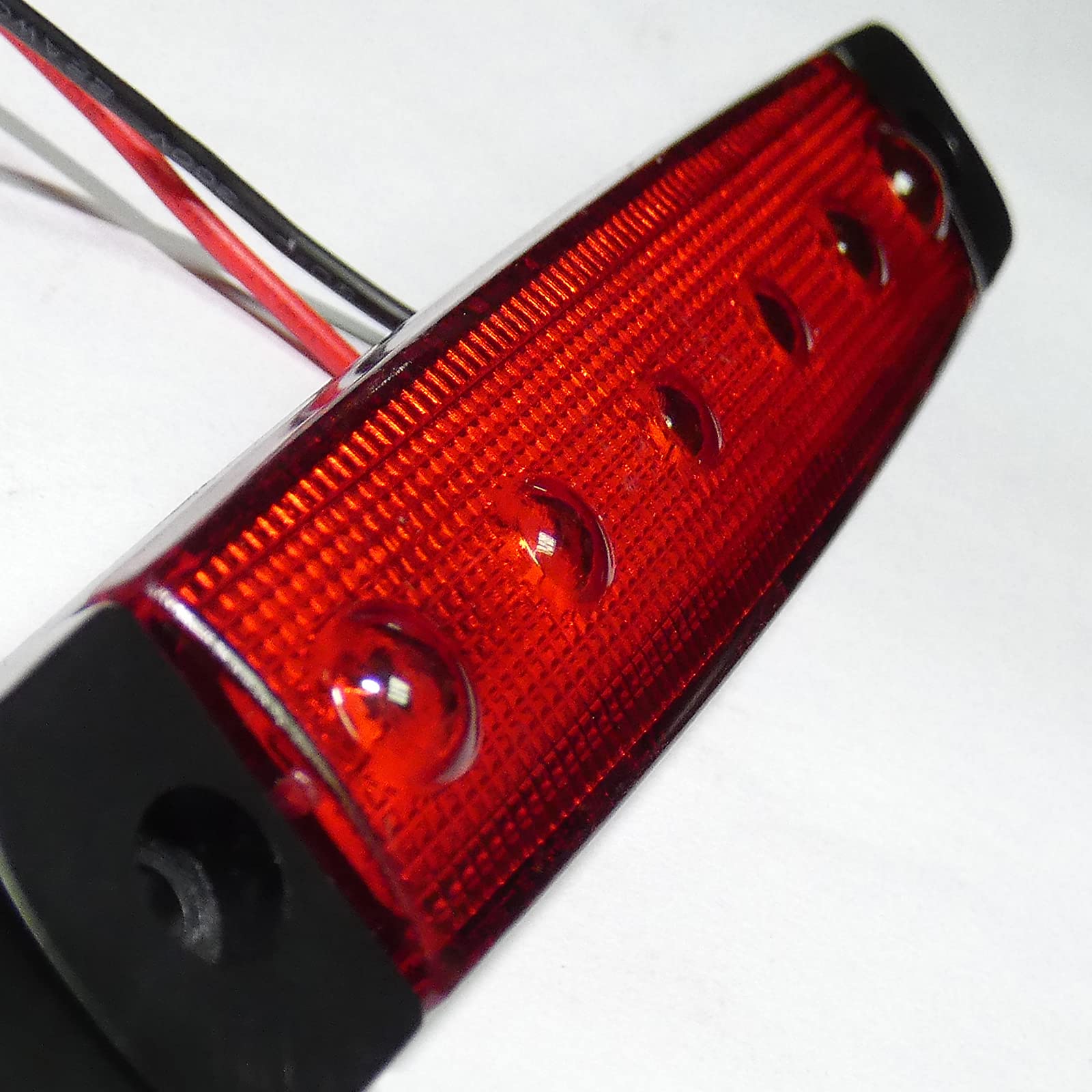 60 pezzi 24 V SMD 6 LED luci di posizione laterali rosse, bianche e arancioni per camion e rimorchi