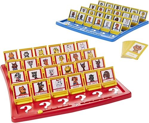 Miniatura 5 de Adivina quién Juego de mesa con personas y mascotas el juego original de adivinanzas para niños de 6 años en adelante incluye tarjetas de personas y