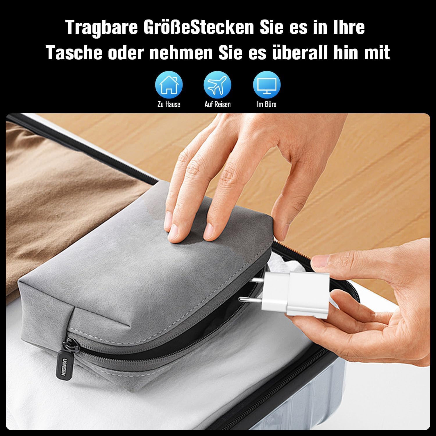 5W USB-Ladegerät ultradünner universeller Ladeadapter (5V 1A) – 2 Ports: USB-C + A (30er Pack) für iPhone, eBook-Readern,elektrischen Zahnbürsten Xperia, Playern & Smartphones– Weiß