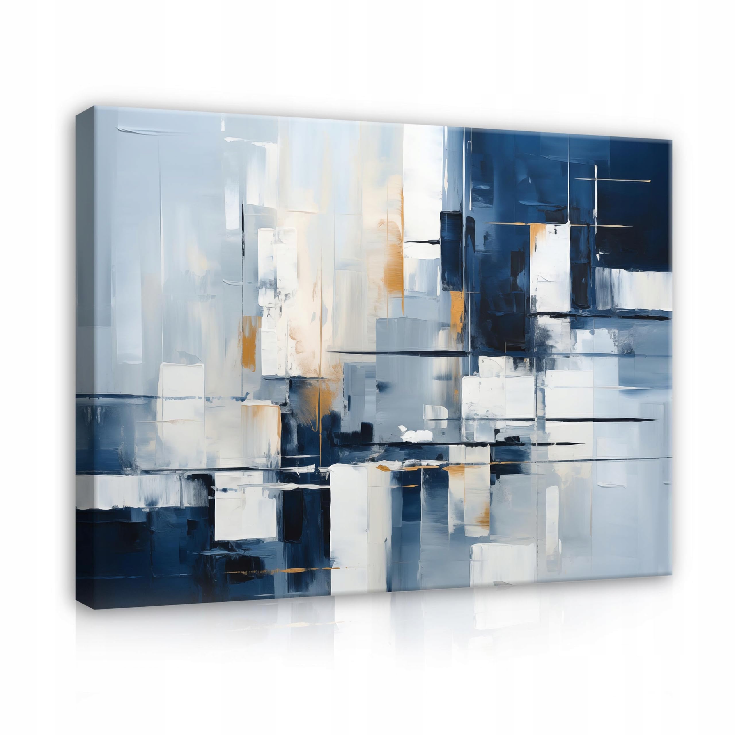 WallArena Leinwand Bilder Abstrakt 100x70 cm