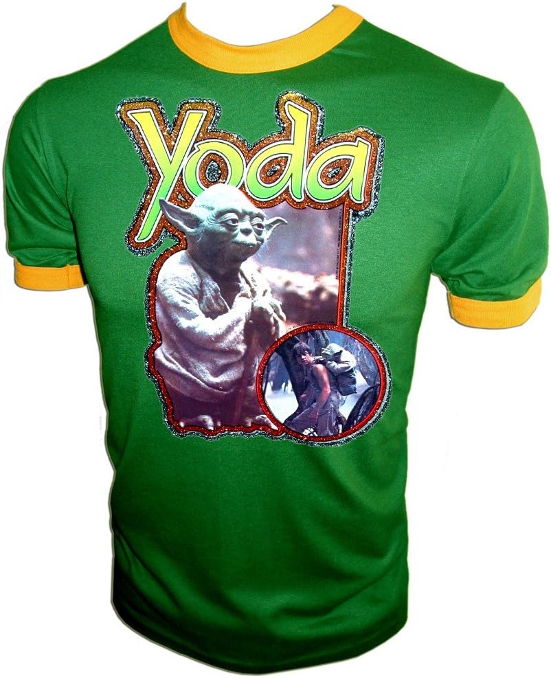 Vintage Star Wars The Empire Strikes Back Yoda T-Shirt