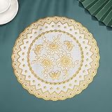 Photo Gallery zenzds 2-12 pezzi tovagliette rotonde in pvc da 30 cm, accessori da tavolo antiscivolo resistenti al calore e durevoli, tappetini da pranzo impermeabili facili da pulire per la casa Photo Gallery zenzds 2-12 pezzi tovagliette rotonde in pvc da 30 cm, accessori da tavolo antiscivolo resistenti al calore e durevoli, tappetini da pranzo impermeabili facili da pulire per la casa