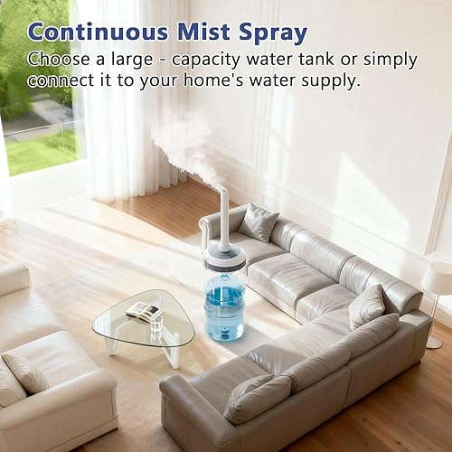 Miniatura 4 de Humidificador de habitación grande de 1000 pies cuadrados Humidificadores grandes, humidificador ultrasónico AILINKE Cool Mist Industrial Comercial