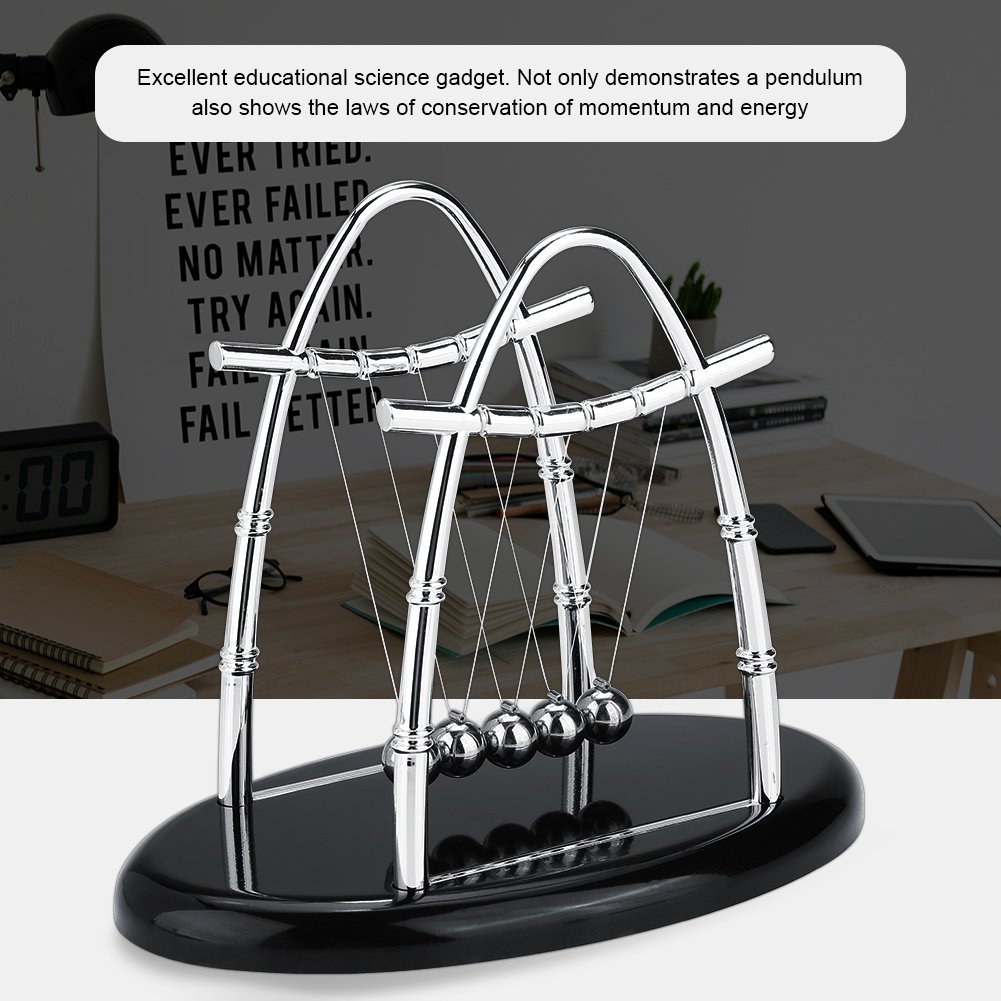 FILO DI COTONE Pendolo Di Newton Culla Fisica Scienza EUR 11,85 - Foto 14