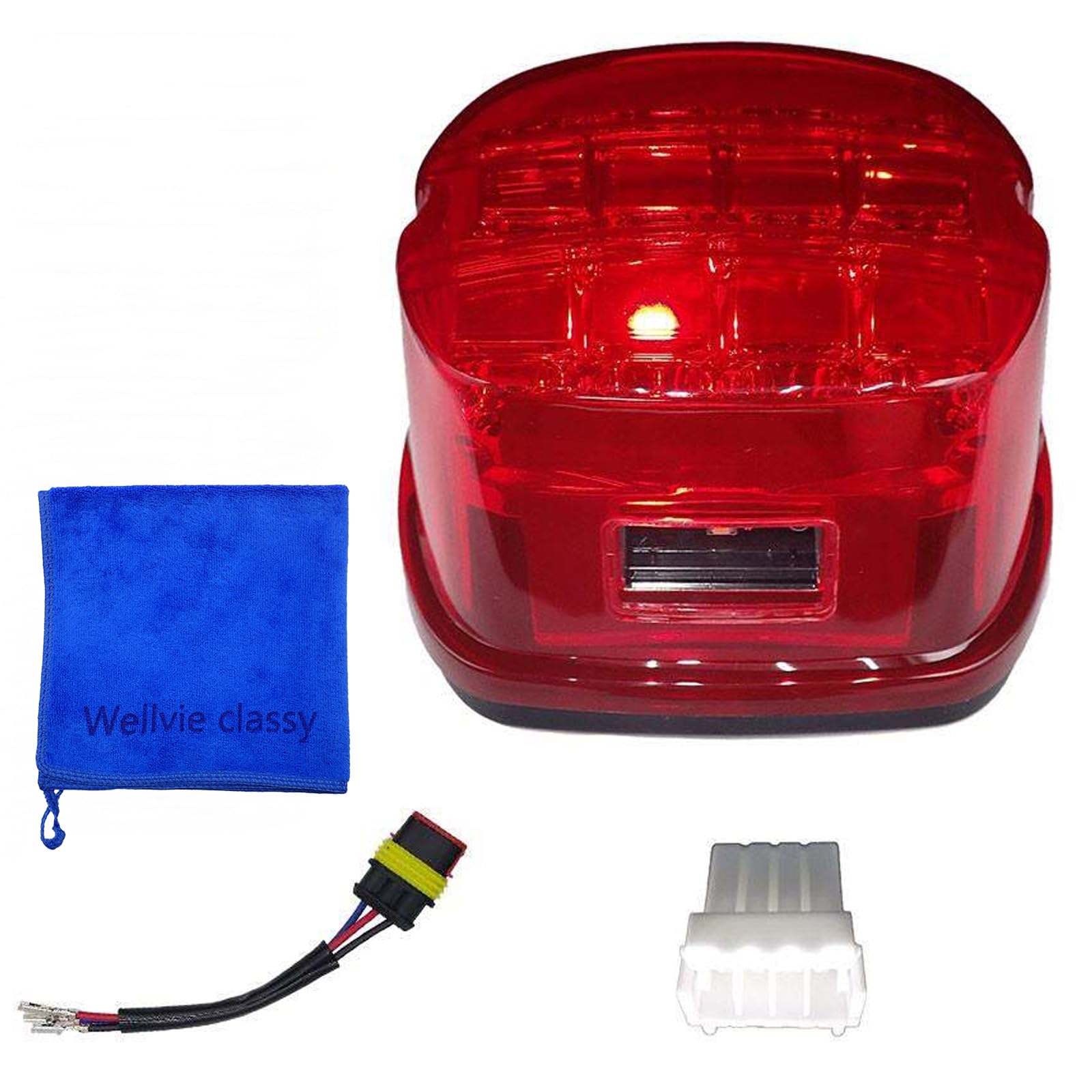 Amazon | Wellvie classy バイク用 LEDテールライト レッド 薄型