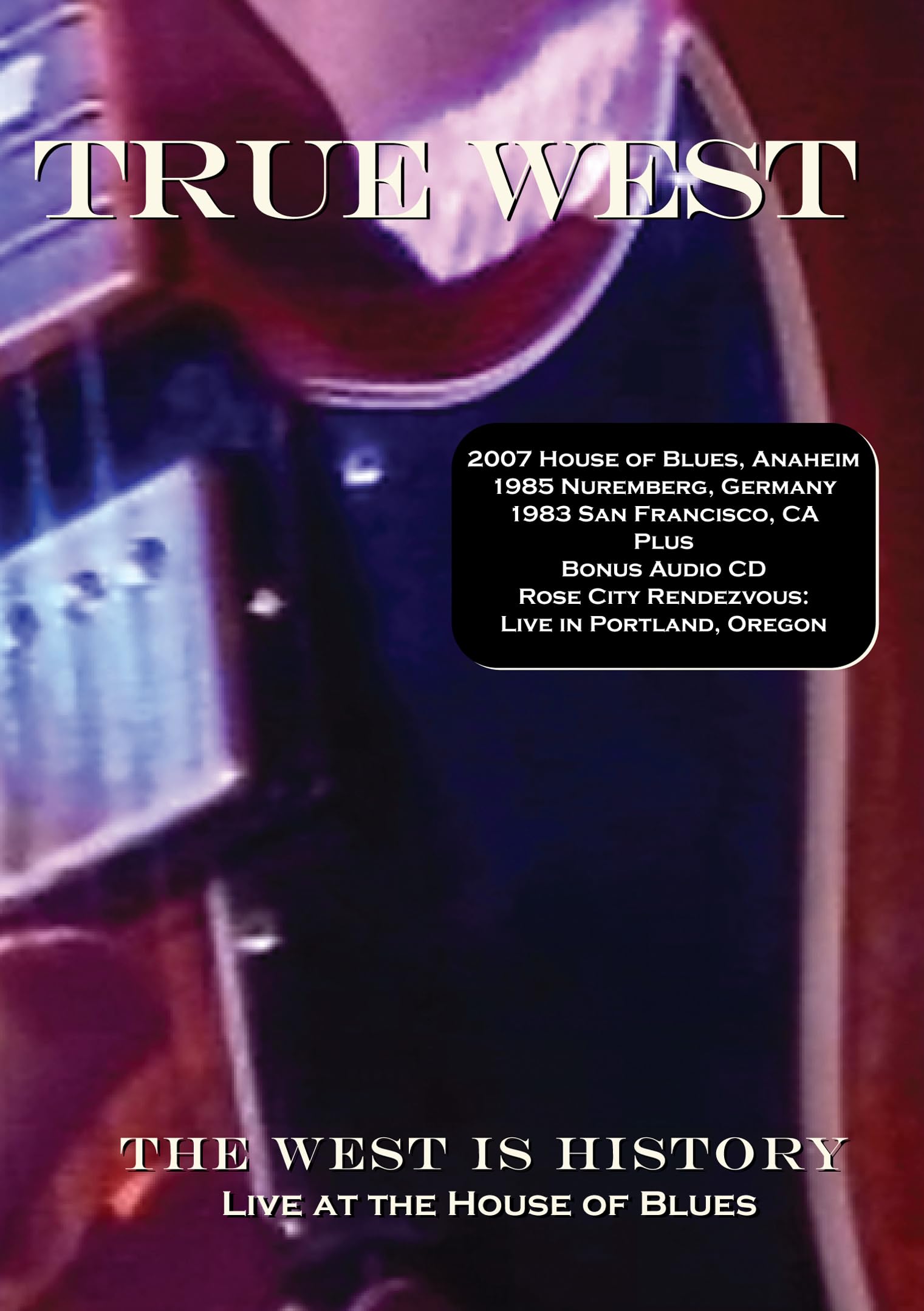 True West documental histórico en DVD edición importada de Alemania