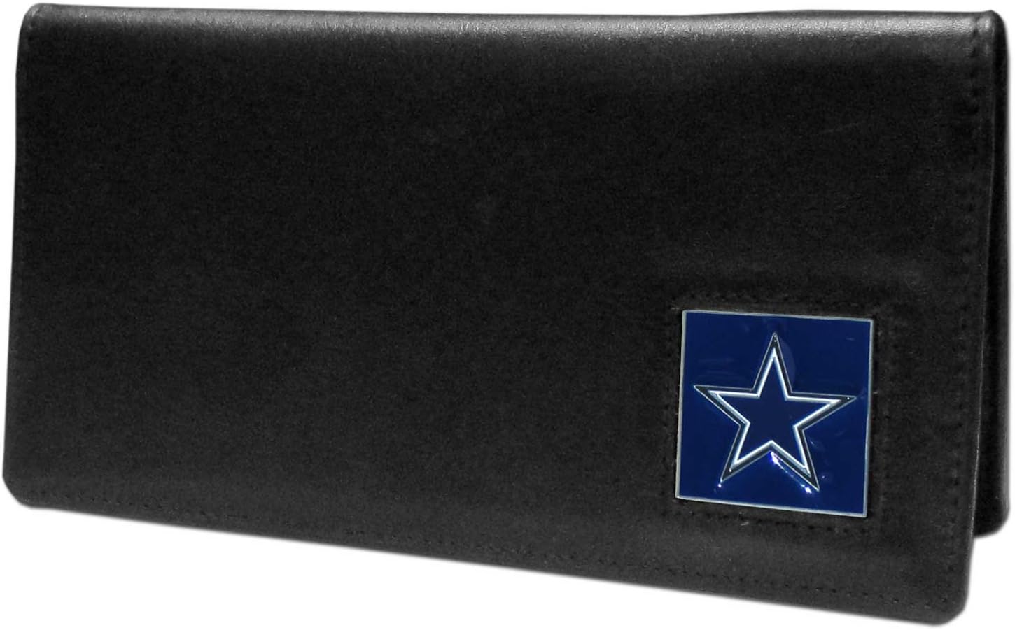 NFL Siskiyou Sports Fan Shop Dallas Cowboys Leather Checkbook Cover One Size Black