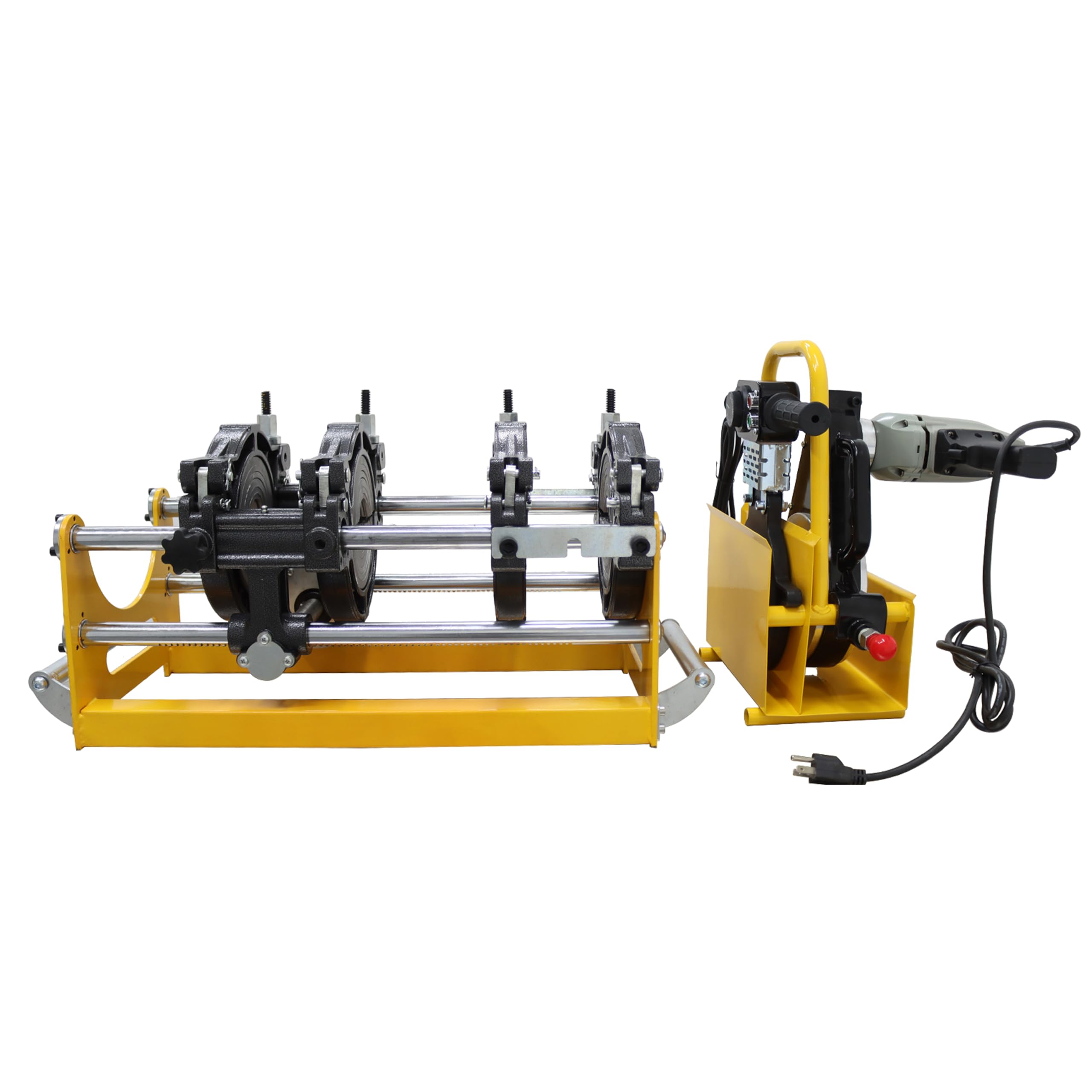 TECHTONGDA Manual Pipe Welder Electric Tube Butt Fusion Machine Pipe Welding Machine Hot Melt Solder for PE PB PVDF PPR (2.48