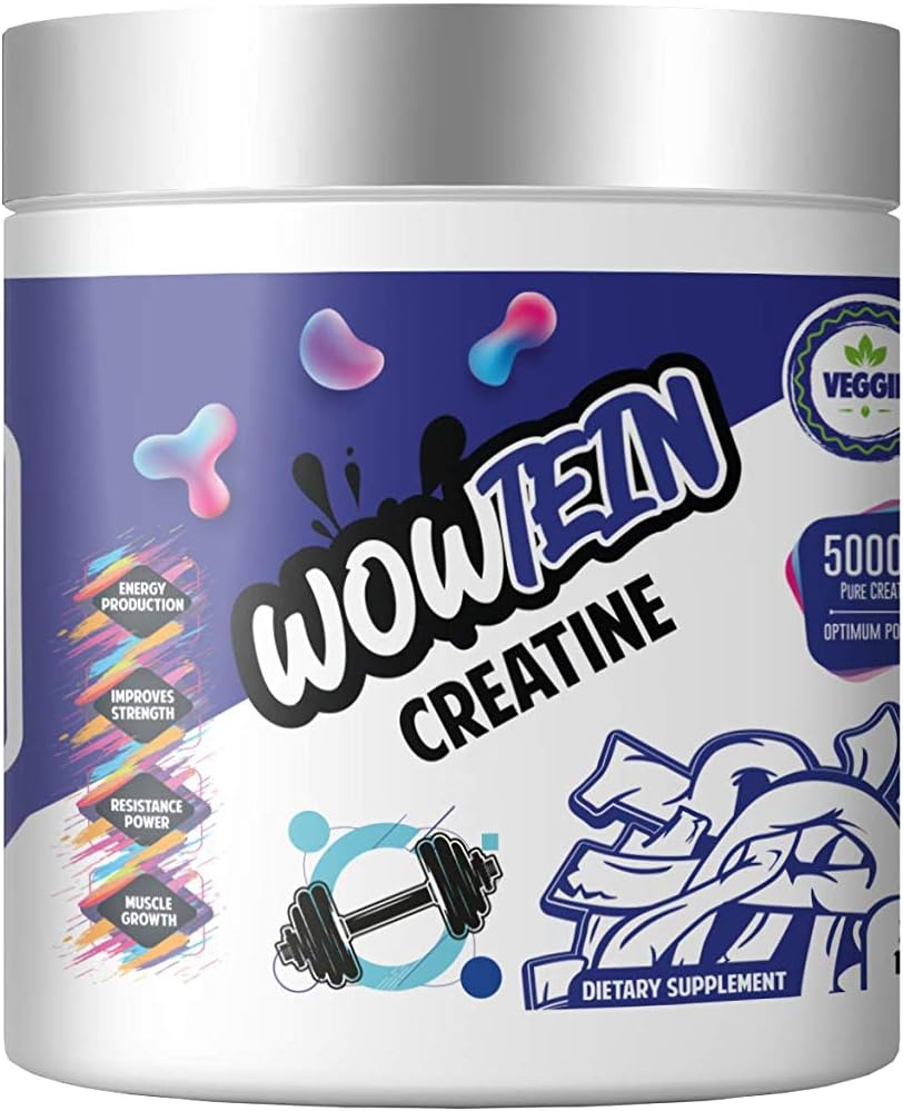 wowtein Creatine Monohydrate Dietary Supplement for Strength/Energy