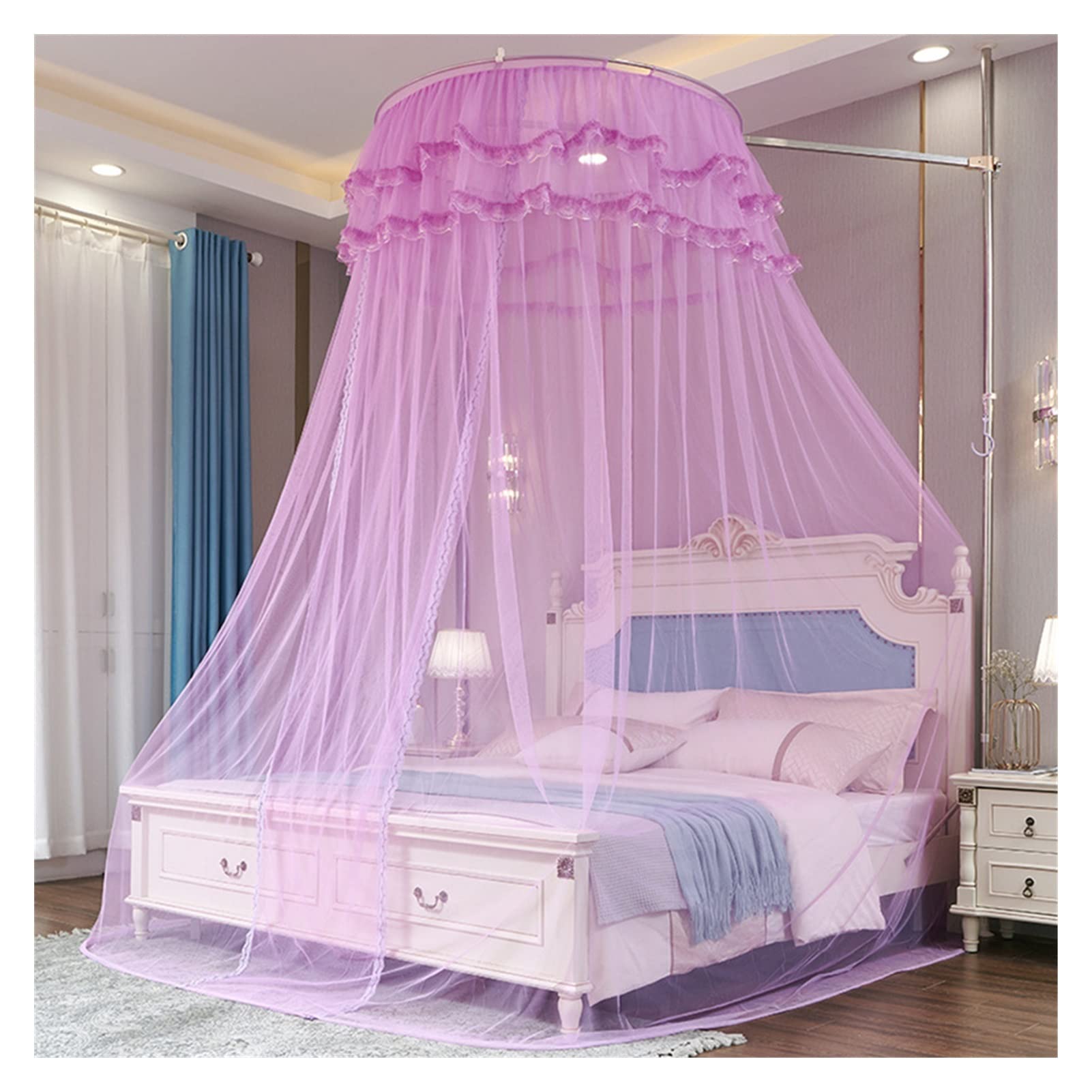 Princess Mosquito Net Dome Anti-mosquito Net Bed Canopy Finest Holes