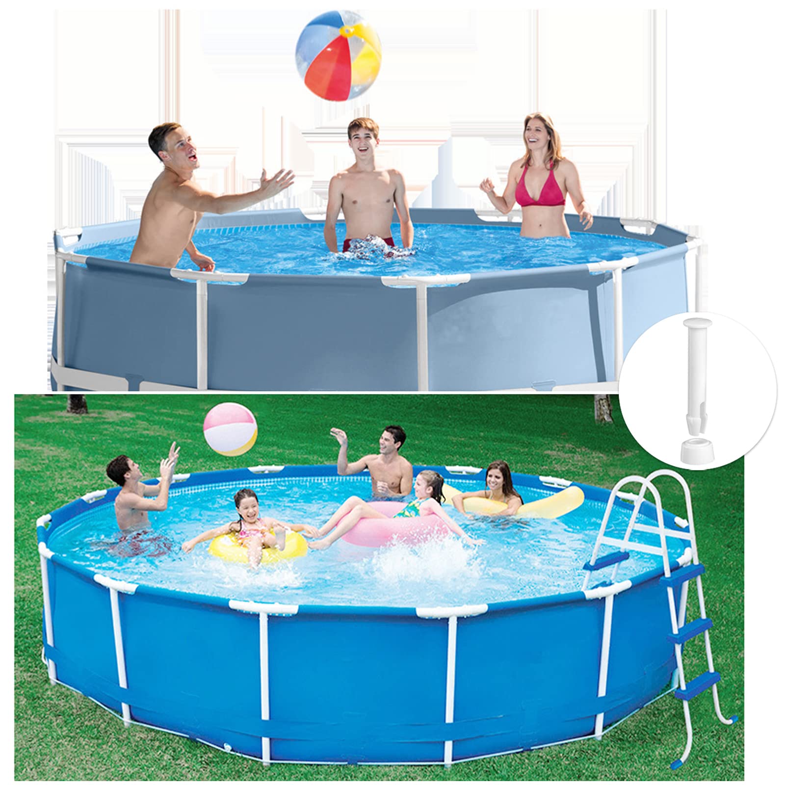 Części zamienne do basenu, 24-częściowy trzpień zawleczka pin części zamienne, joint piny & seals Pool Replacement części zamienne do basenu, kołki Splint Pin Pool, części zamienne Frame&Round Pool