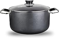 Vista 17 de Alpine Cuisine Olla antiadherente de 2.2 cuartos de galón con tapa de vidrio templado y asas de transporte, utensilios de cocina multiusos, horno