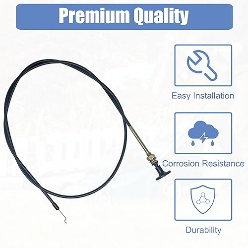 Miniatura 3 de 1-603336 Cable de estrangulador para cortacésped Toro Exmark Zero Turn Z Master 1-603336, 290-799-A