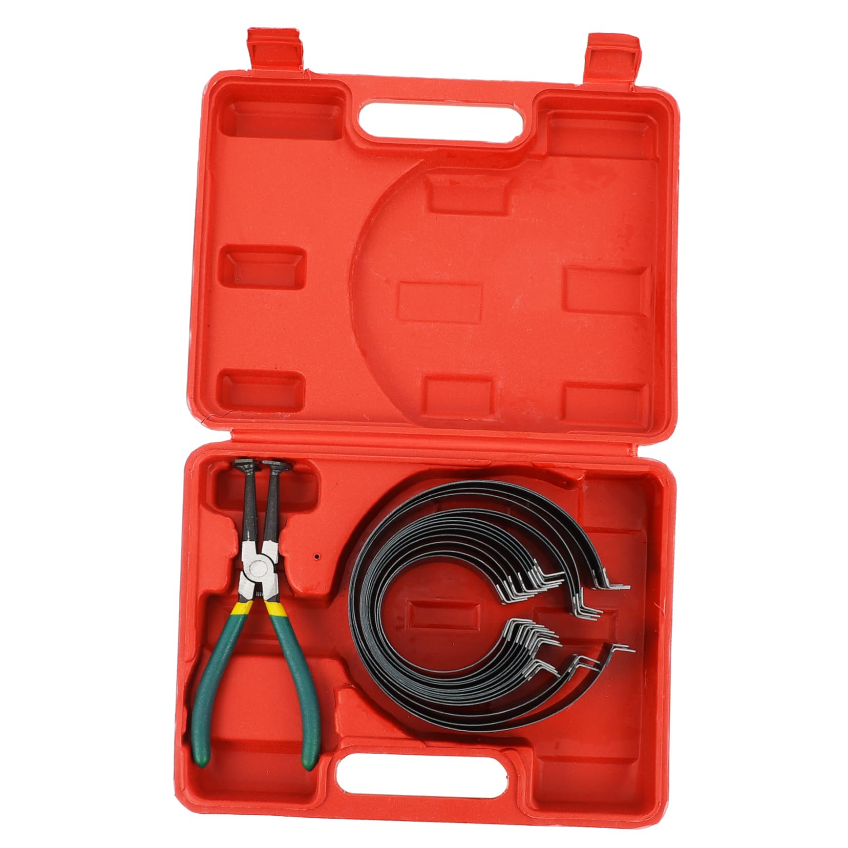 Mikinona 1set Compressore Anelli Pistone Per Motori Auto e Strumento Carbonio Con Pinze Per Installazione Cilindri