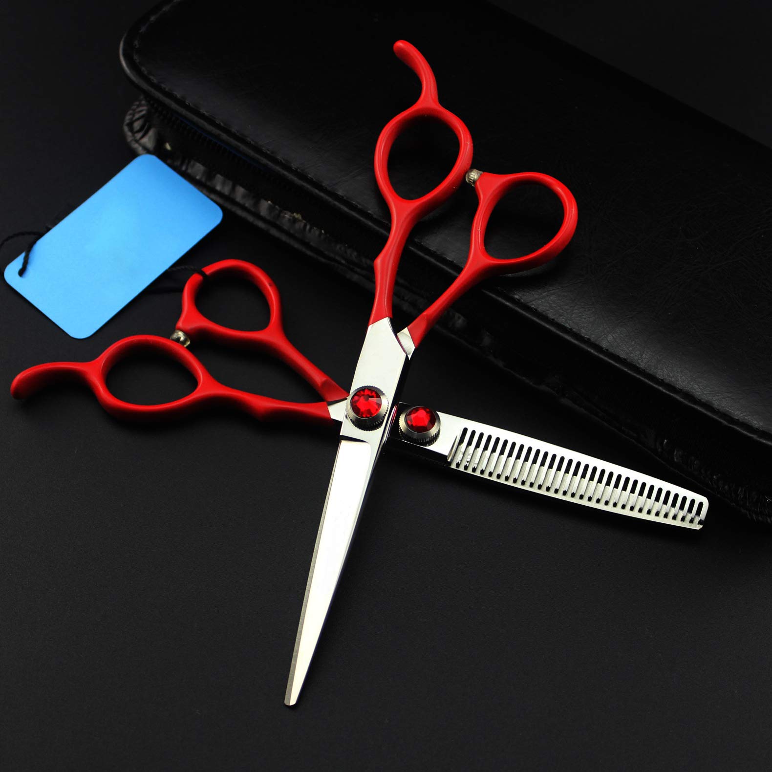 Ensemble de ciseaux à cheveux en acier inoxydable pour coupe maison