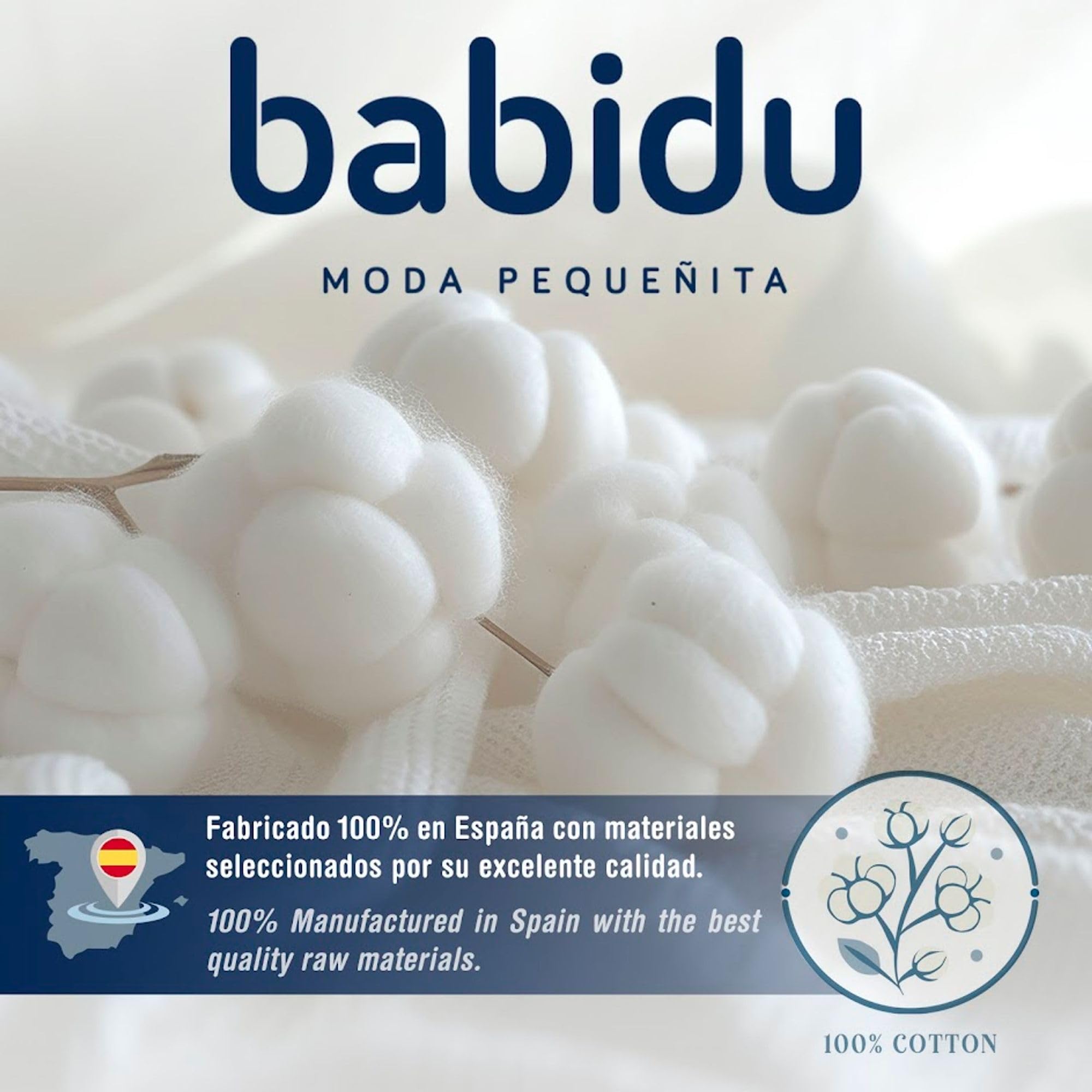 BABIDU Conjunto Niño Dos Piezas de Algodón, Diseño Suave y Transpirable, Ideal para Recién Nacido, Uso Diario