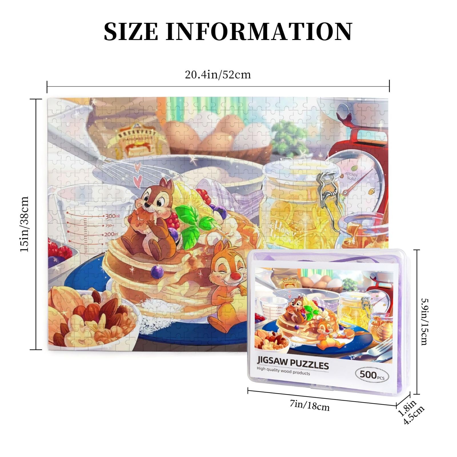 新品未使用 チップとデール ジグソーパズル 500ピース Amazon.co.jp: パズル チップとデール ジグソーパズル 木製 500ピース